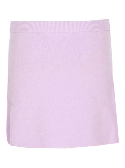 Knit skirt with crystals SELF PORTRAIT | PF25085SKLILAC